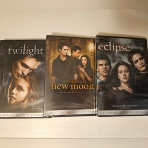 Twilight Saga DVD Movies Set of 3